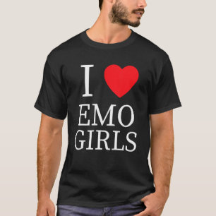 I Love Emo Girls I Heart Emo Girls 4 T-Shirt