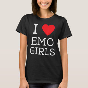 I Love Emo Girls I Heart Emo Girls 7 T-Shirt