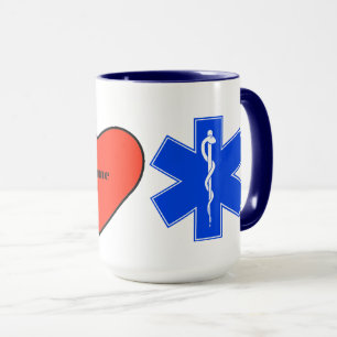 I Love EMS Icons Mug