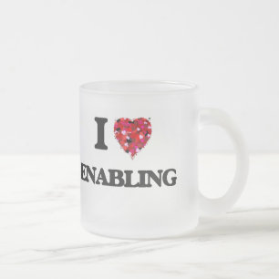 I love ENABLING Frosted Glass Coffee Mug