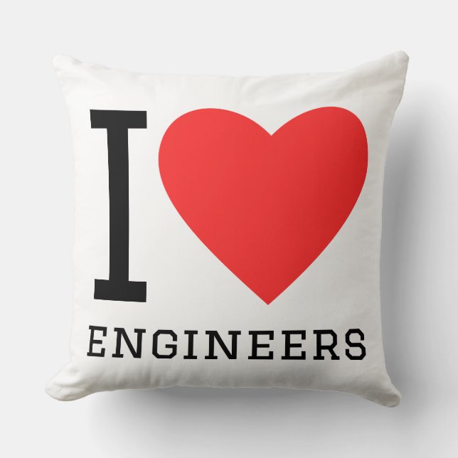 I love engineers cushion (Front)