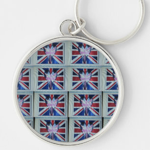I Love England Art Print Key Ring