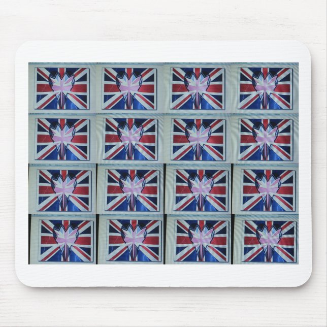 I Love England Art Print Mouse Mat (Front)
