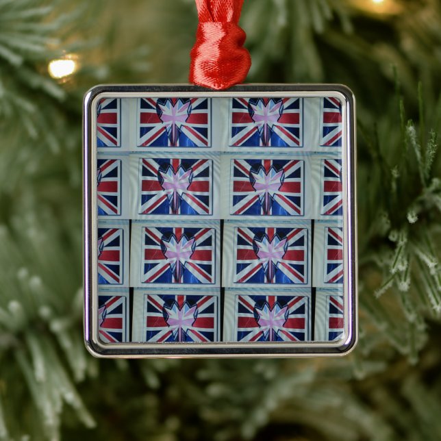 I love England.png Metal Tree Decoration (Tree)