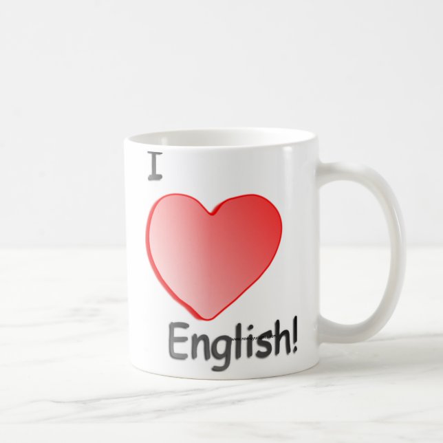 I love English mug (Right)