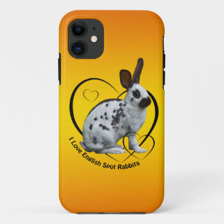 I Love English Rabbits iPhone 5 Case (Sunburst)