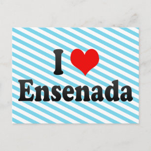 I Love Ensenada, Mexico Postcard