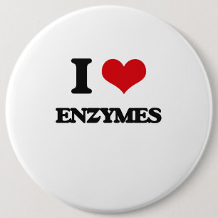 I love ENZYMES 6 Cm Round Badge