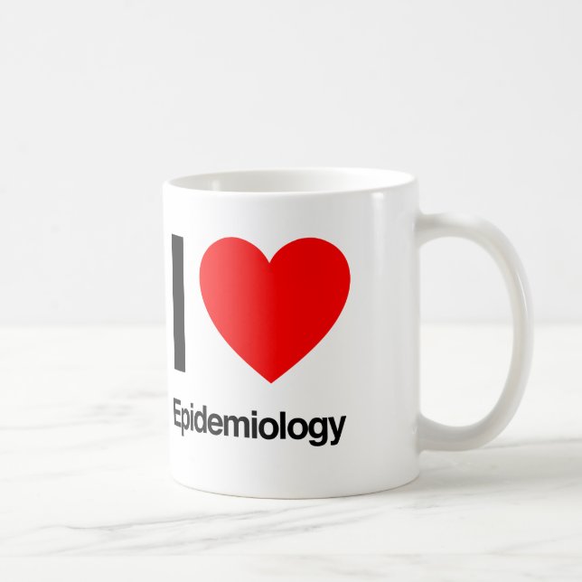 i love epidemiology coffee mug (Right)