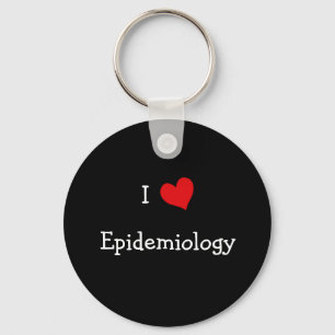 I Love Epidemiology Key Ring