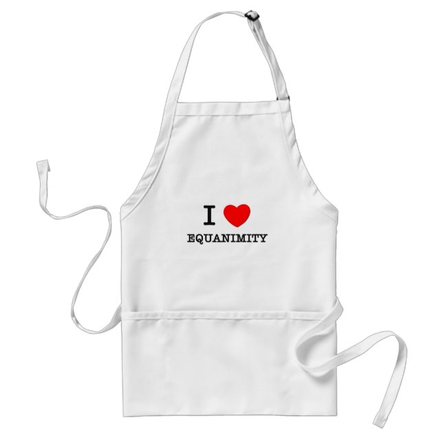 I love Equanimity Standard Apron (Front)