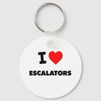 I love Escalators Key Ring