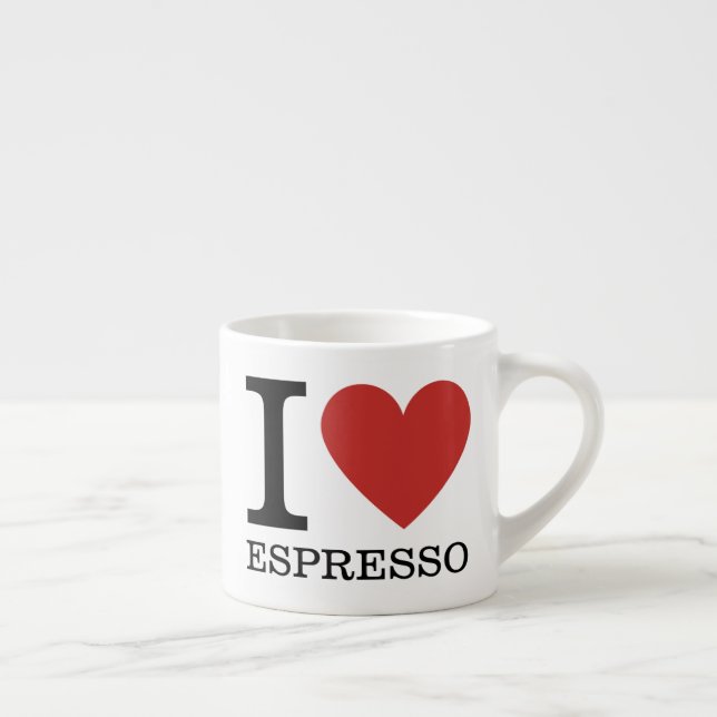 I ❤️ Love Espresso CUSTOMIZABLE Cup (Right)