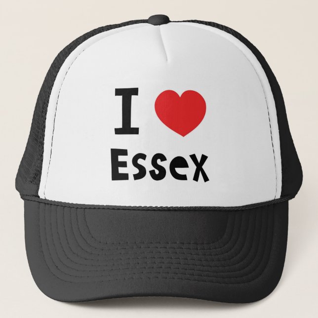 I love Essex Trucker Hat (Front)
