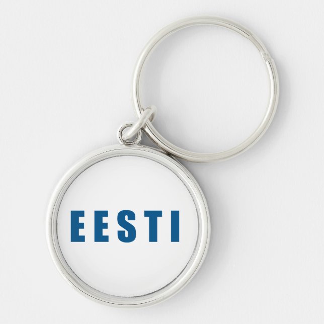 I love Estonia Eesti Key Ring (Front)