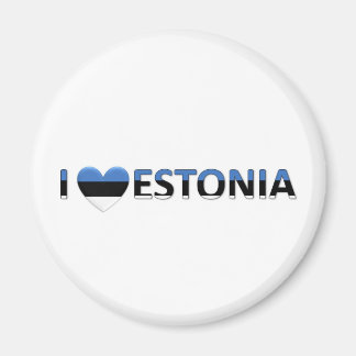 i love estonia magnet