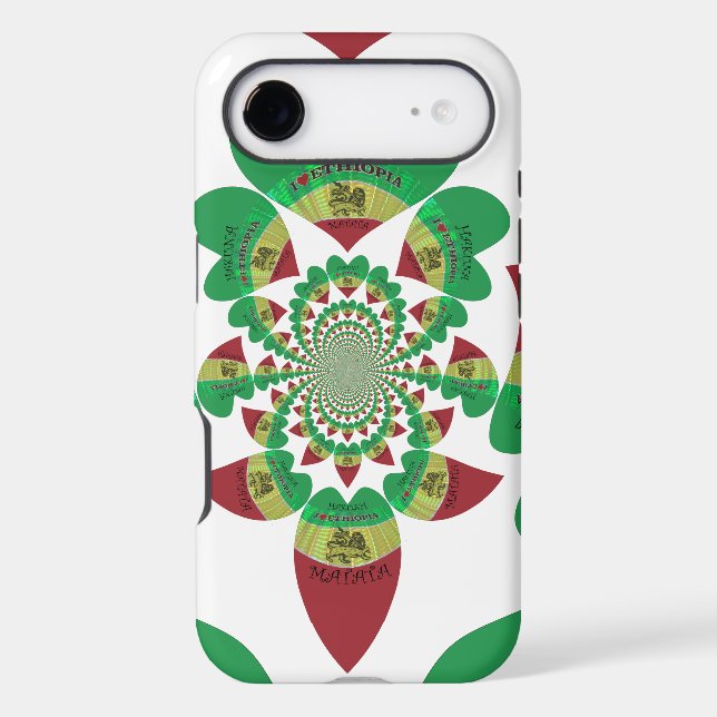 I Love Ethiopia Kaleidoscope – Heartfelt Rasta Art (Back)