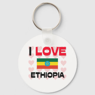 I Love Ethiopia Key Ring