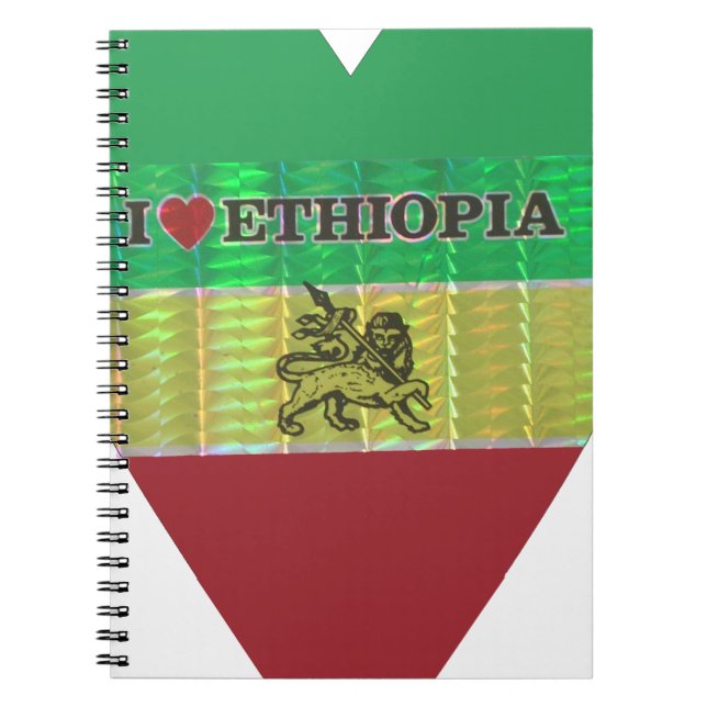 I love Ethiopia.png Notebook (Front)
