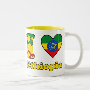 I love Ethiopia Two-Tone Coffee Mug