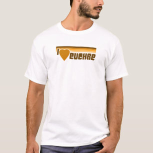 I Love Euchre Retro 70s T-Shirt