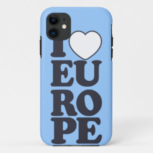 I LOVE EUROPE custom iPhone case-mate 11 Case