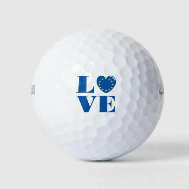 I love European Union Golf Balls (Front)