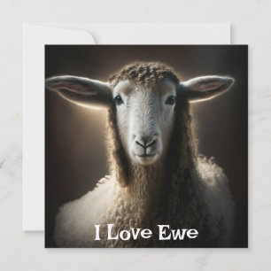 I Love Ewe   Cute Pun