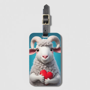 I Love Ewe Luggage Tag