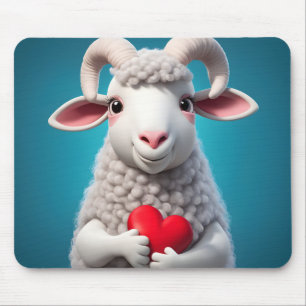 I Love Ewe Mouse Mat