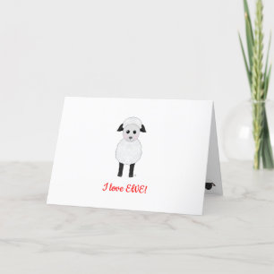I Love Ewe Valentine's Day Card