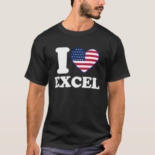 I love Excel I heart Excel T-Shirt