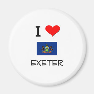 I Love Exeter Pennsylvania Magnet