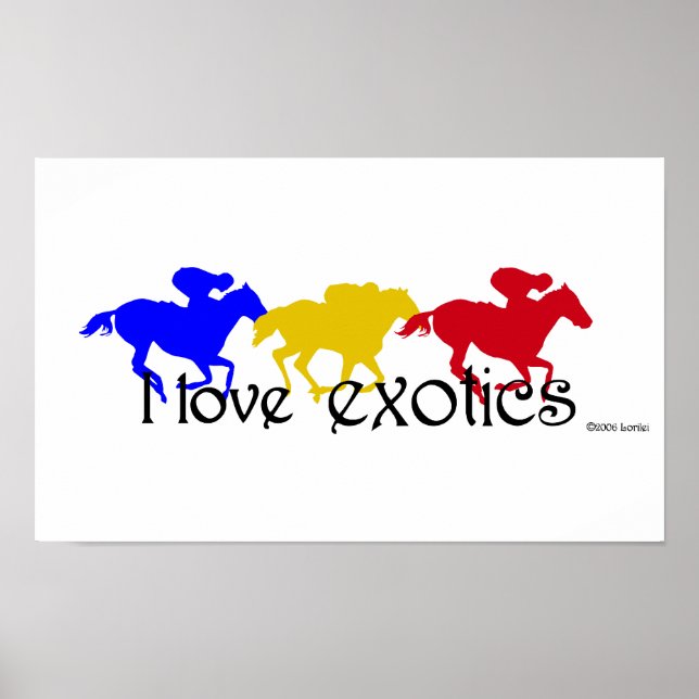 I Love Exotics Poster (Front)