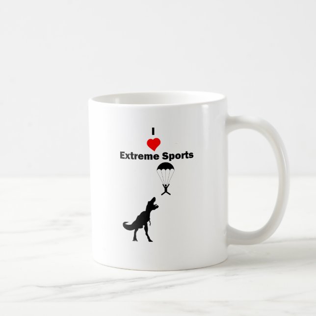 I Love Extreme Sports Coffee Mug (Right)