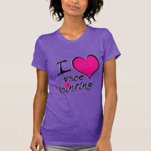 I Love Face Painting T-Shirt