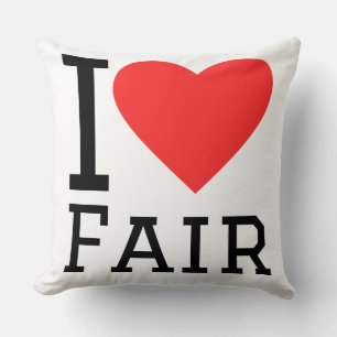 I love fair cushion