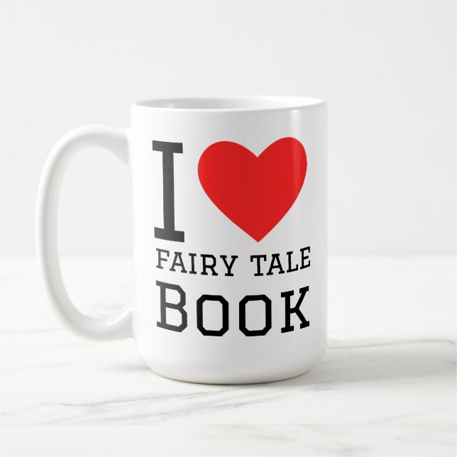 I love fairy tale book coffee mug (Left)
