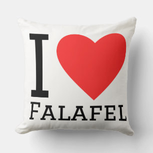 I love falafel  cushion