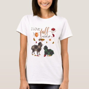 I Love Fall for Sheep Lovers T-Shirt