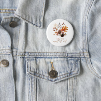 I Love Fall Most Of All 6 Cm Round Badge