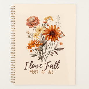 I Love Fall Most of All – Autumn Foliage Planner