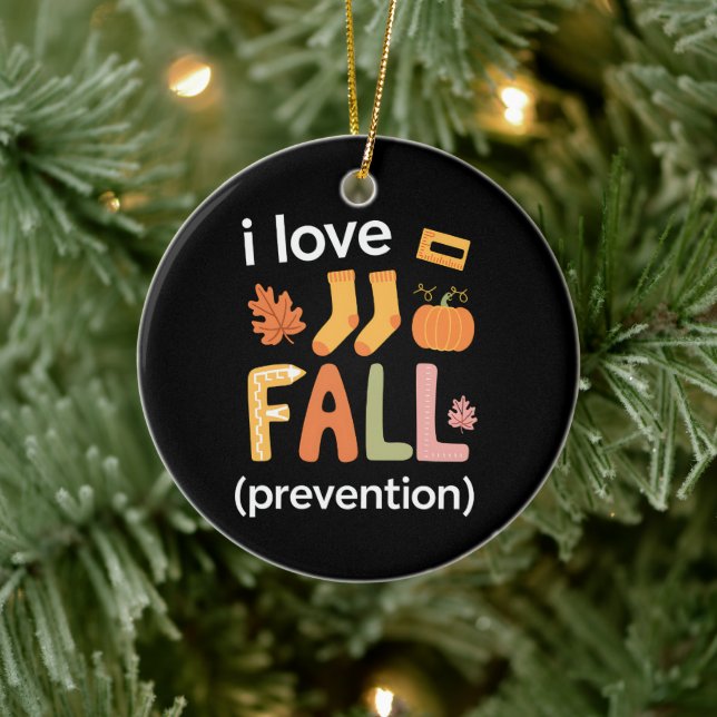 I Love Fall Prevention Ceramic Tree Decoration (Tree)