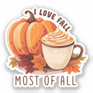 I Love Fall - Pumpkin and Pumpkin Spice Latte