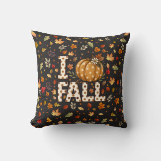 I Love Fall Warm Autumn Leaf Autumn Lovers Cushion