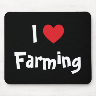 I Love Farming Mouse Mat