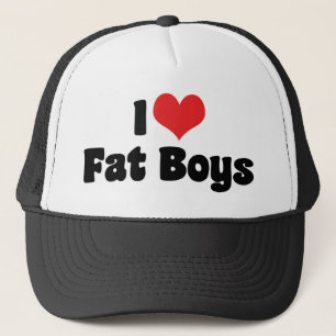 I Love Fat Boys Trucker Hat