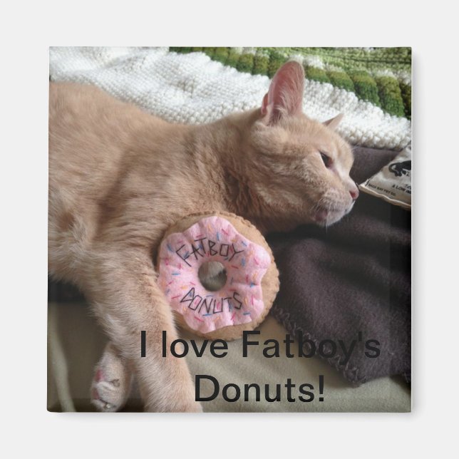 I Love Fatboy's Doughnuts Magnet (Front)