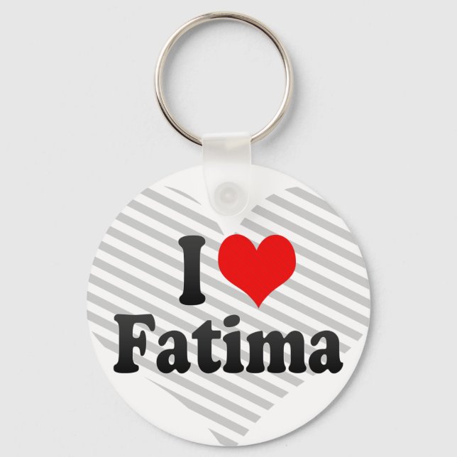 I love Fatima Key Ring (Front)