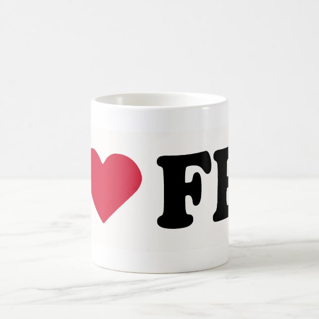 I LOVE FEZ COFFEE MUG (Center)